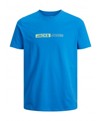 T-shirt Azzurra Scritta...